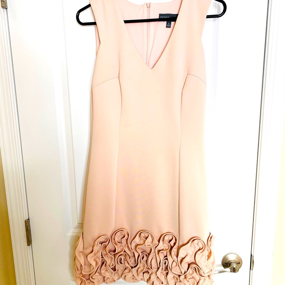 Blush Ruffle Hem dress